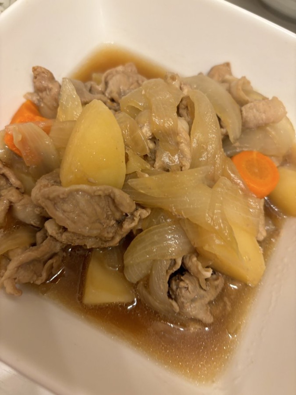 Никудзяга — рагу с мясом и картофелем